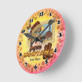 モンタナ時計 ラウンド壁時計 (傾斜)