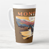 モンタナ概要野生馬 カフェラテマグ (左アングル)