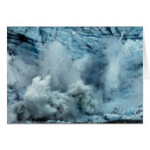 モンタナ氷河の国立公園の氷河カービング (正面横)