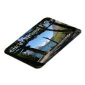 モンタナ氷河の国立公園セント・メアリー湖 マグネット (左側)