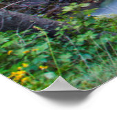 モンタナ氷河の砂岩渓谷 ポスター (角)