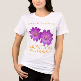 モンタナ準州の花 ビター�ールート トライブレンドTシャツ