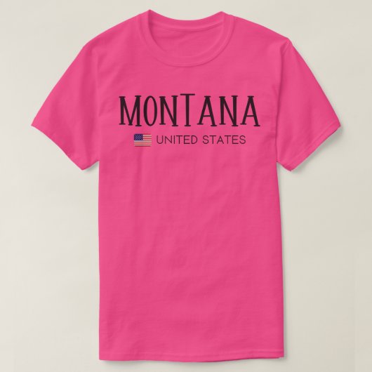 モンタナ統一された州 Tシャツ (デザイン正面)