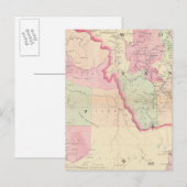 モンタナ西部アイダホ ポストカード (正面/裏面)