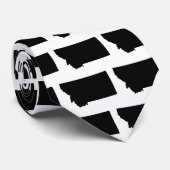 モンタナ語 – 白黒 ネクタイ (ロール)