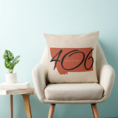 モンタナ406タイポグラフィラストブラック装飾用クッション クッション (椅子)