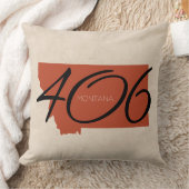 モンタナ406タイポグラフィラストブラック装飾用クッション クッション (ブランケット)