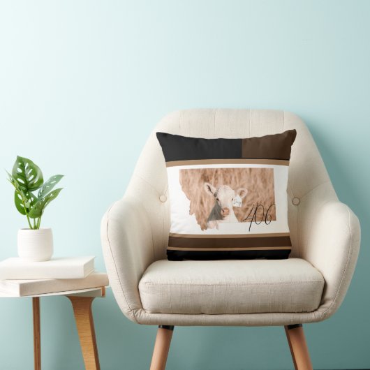 モンタナ406デイジーザホワイトカーフ装飾用クッション クッション (椅子)