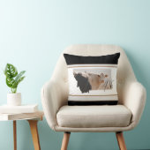 モンタナ406ホワイトカウブルースカイ装飾用クッション クッション (椅子)