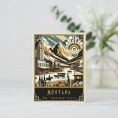 モンタナ |アールデコ ポストカード (スタンド正面)