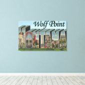 モンタナ・ウルフポイント キャンバスプリント (インサイチュ (ウッドフロア))