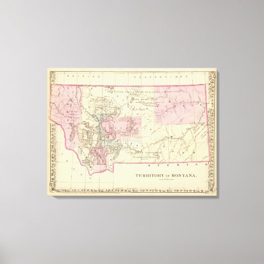 モンタナ キャンバスプリント (正面)