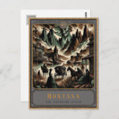 モンタナ |ゴシック様式の絵葉書 ポストカード (正面/裏面)