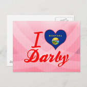 モンタナ、ダービーが大好き ポストカード (正面/裏面)