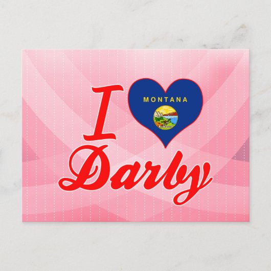 モンタナ、ダービーが大好き ポストカード (正面)