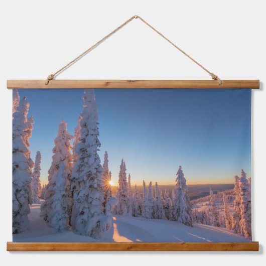 モンタナ，ホワイトフィッシュ 吊り下げ型タペストリー (正面)