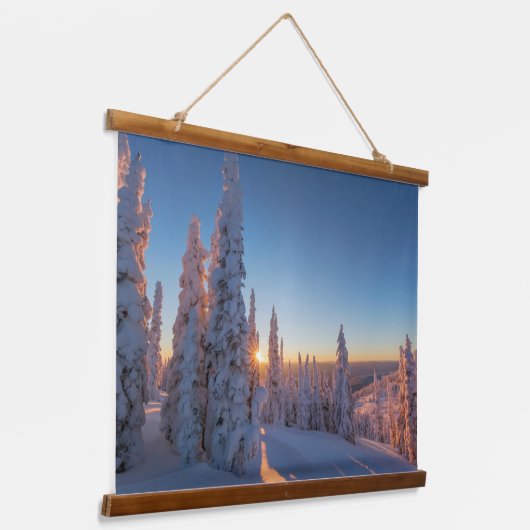 モンタナ,ホワイトフィッシュ 吊り下げ型タペストリー (傾斜あり)