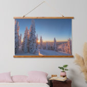 モンタナ，ホワイトフィッシュ 吊り下げ型タペストリー (寝室)