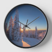 モンタナ，ホワイトフィッシュ 壁時計 (正面)