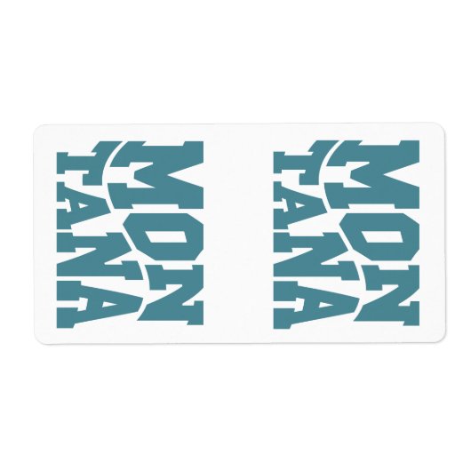 モンタナ ラベル (正面)