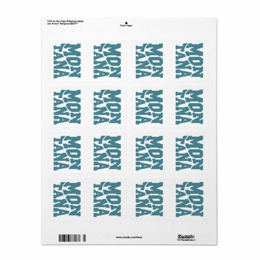 モンタナ ラベル (フルシート)