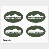 モンタナ 楕円形シール (シート)