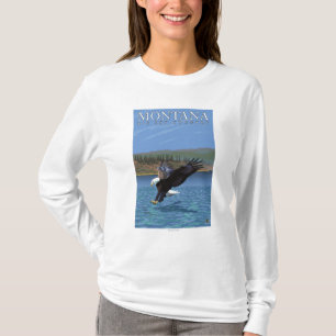 モンタナ -- 空のCountryDivingの大きいワシ Tシャツ