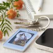 モンタナ -- 空のCountryHowlingの大きいオオカミ キーホルダー (正面右)