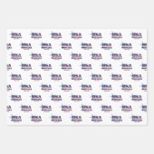 モンタナ、50州、リバティ・ベル ラッピングペーパーシート (正面)