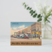 モンタナ， 600バー&カフェ，マイルズシティ ポストカード (スタンド正面)