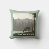 モンタナ | Big Sky Countryへようこそ クッション (正面)