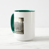 モンタナ | Big Sky Countryへようこそ マグカップ (正面左)