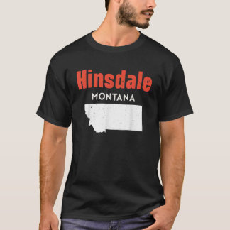 モンタナUSA州アメリカトラベルモンタナンヒンズデール Tシャツ