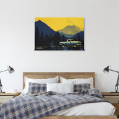 モンタニャミステガ：超越的旅 キャンバスプリント (インサイチュ (寝室))