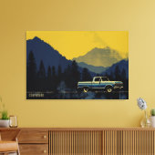 モンタニャミステガ：超越的旅 キャンバスプリント (インサイチュ (リビング))