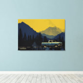 モンタニャミステガ：超越的旅 キャンバスプリント (インサイチュ (ウッドフロア))