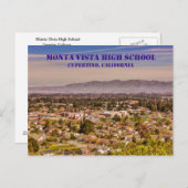 モンタビスタ高校キュペルティーノCAポストカード ポストカード (正面/裏面)