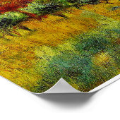 「モンターニュ・サントビクトワール」(ルノアール) ポスター (角)