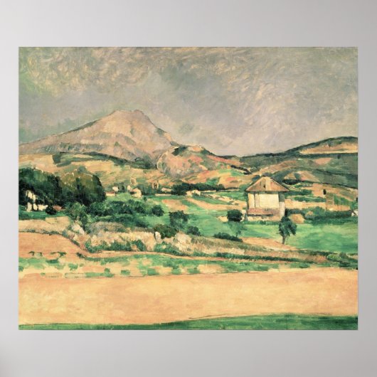 モンターニュ・サントビクトワール， c.1882-85 ポスター (正面)