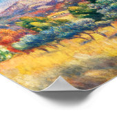 モンターニュ・サントビクトワール(Paysage)ルノアール ポスター (角)