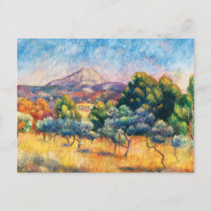 モンターニュ・サントビクトワール(Paysage)ルノアール ポストカード
