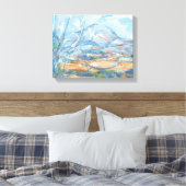 モンターニュ・サントビクトワールbyポール・セザンヌ キャンバスプリント (インサイチュ (寝室))