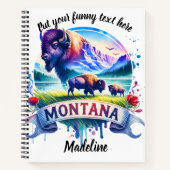 モンタ鮮やかナの美しいと野生生物のウォータコロ ノートブック (正面)