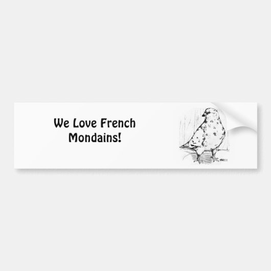 モンダフランスのイン バンパーステッカー (正面)