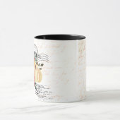 モンダンヴィンテージウォーターカラーカボチャ マグカップ (中央)