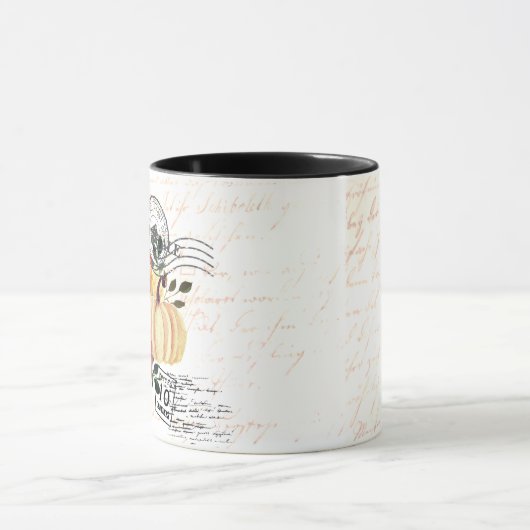 モンダンヴィンテージウォーターカラーカボチャ マグカップ (中央)