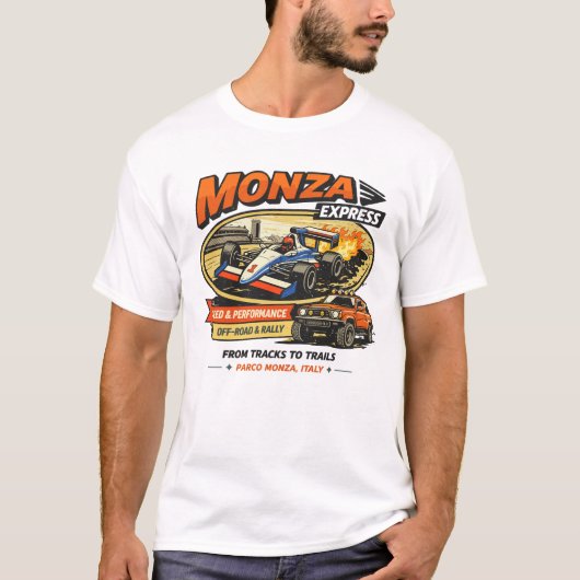 モンツァ・エクスプレス・ラリー Tシャツ (正面)