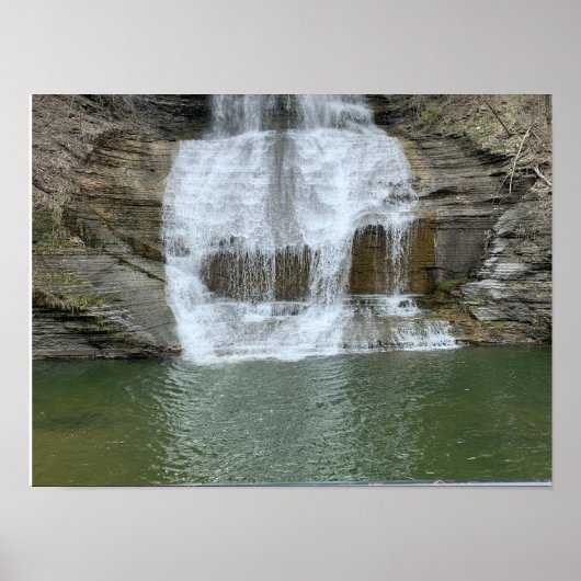 モンツアー秋フィンガーレイクスニューヨーク ポスター (正面)