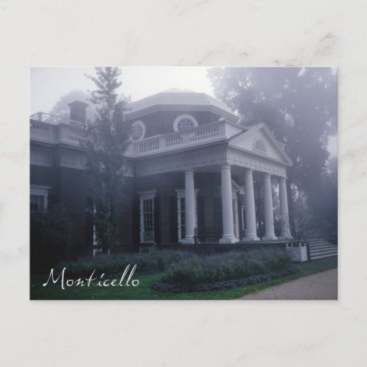 モンティチェッロトーマス・ジェファーソンの家 ポストカード (正面)