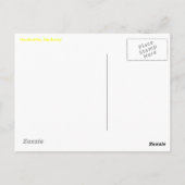 モンティチェロの空のはがきの下で ポストカード (裏面)